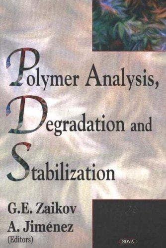 Tapa de Polymer analysis, degradation, and stabilization