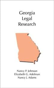 Tapa de Georgia legal research