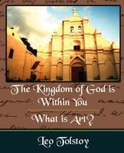 Tapa de The Kingdom of God is Within You and What is Art?