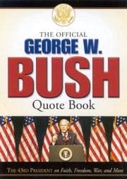 Tapa de The Offical George W.Bush Quote Book