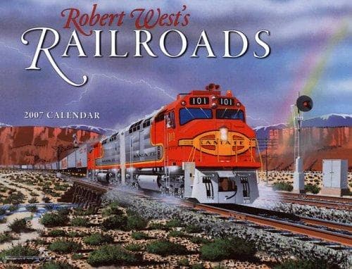 Tapa de Robert West's Railroads 2007 Calendar