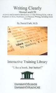 Tapa de Writing Clearly Manual and CD