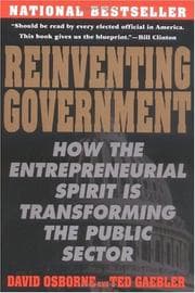 Tapa de Reinventing government