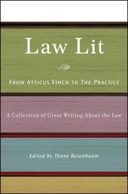 Tapa de Law Lit: From Atticus Finch to The Practice