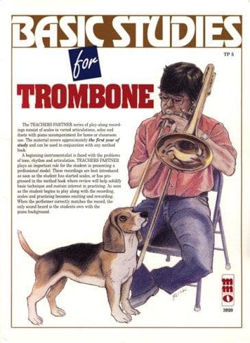 Tapa de Music Minus One Trombone