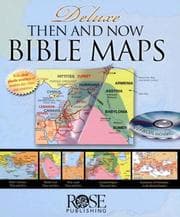 Tapa de Deluxe Then and Now Bible Maps