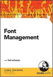 Tapa de Font Management