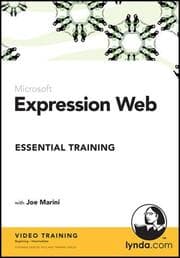 Tapa de Expression Web Essential Training