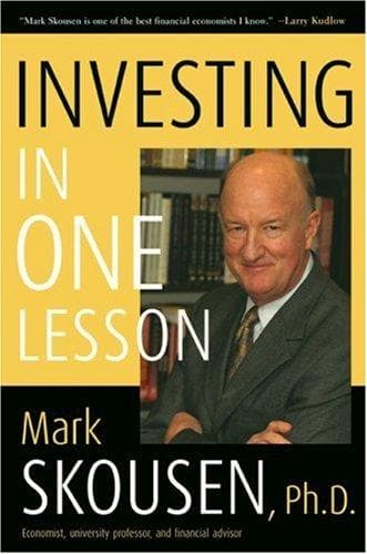 Tapa de Investing in One Lesson