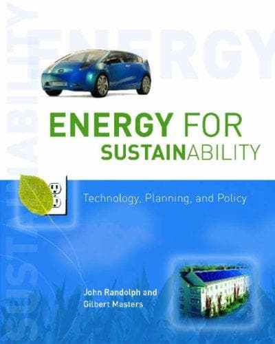 Tapa de Energy for sustainability