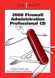 Tapa de 2008 Firewall Administration Professional CD