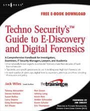 Tapa de Techno security's guide to e-discovery and digital forensics