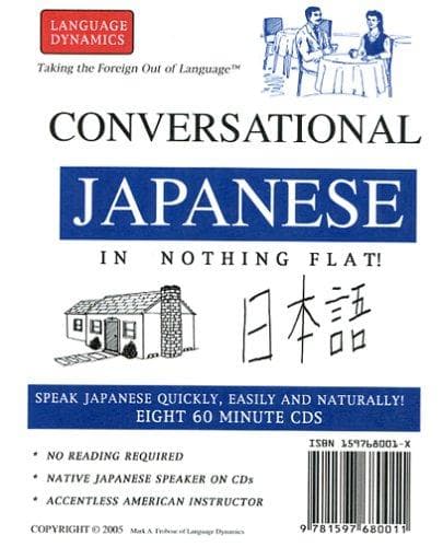 Tapa de Conversational Japanese in Nothing Flat