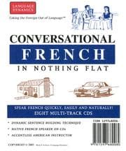 Tapa de Conversational French in Nothing Flat