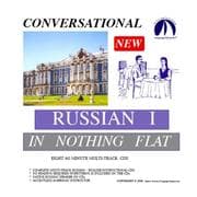 Tapa de Conversational Russian in Nothing Flat, 8 One Hour Multi-Track CDs