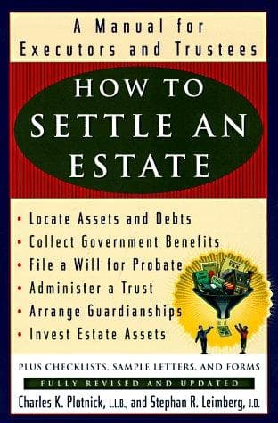 Tapa de How to settle an estate