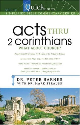Tapa de Acts thru 2 Corinthians
