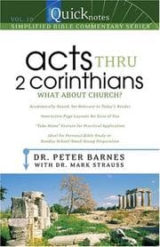 Tapa de Acts thru 2 Corinthians
