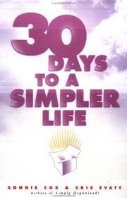 Tapa de 30 days to a simpler life