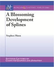 Tapa de A Blossoming Development of Splines (Synthesis Lectures on Computer Graphics and Animation)