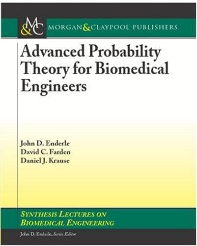 Tapa de Advanced Probability Theory for Biomedical Engineers (Synthesis Lectures on Biomedical Engineering)