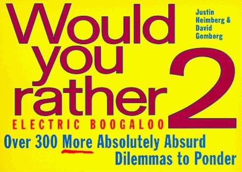 Tapa de Would you rather-- ? 2