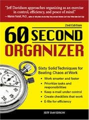 Tapa de 60 Second Organizer