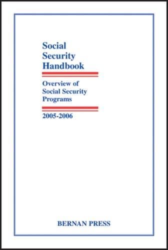 Tapa de Social Security Handbook