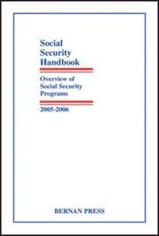 Tapa de Social Security Handbook