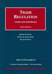 Tapa de 2007 supplement to cases and materials on trade regulation