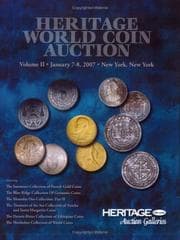 Tapa de Heritage Wold Coin Auction #425 Volume II