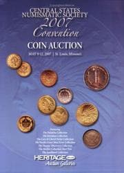 Tapa de HNAI CSNS St. Louis Auction Catalog #434