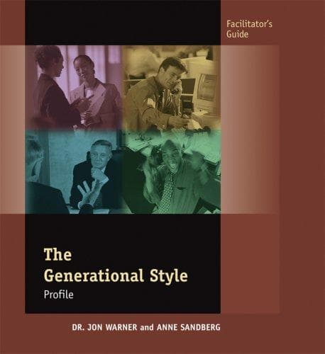 Tapa de Generational Styles Assessment Facilitator's Guide