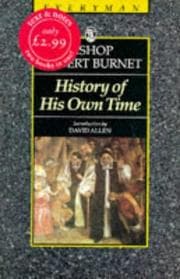 Tapa de History of his own time