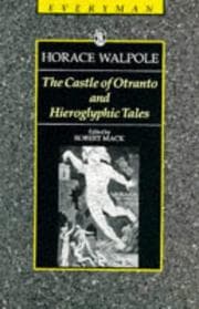 Tapa de The Castle of Otranto and Hieroglyphic Tales