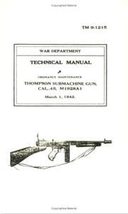 Tapa de Thompson Submachine Gun, Cal. 45, M1928A1