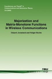 Tapa de Majorization and matrix-monotone functions in wireless communications