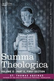 Tapa de Summa Theologica, Volume 2 (Part II, First Section)