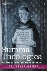 Tapa de Summa Theologica, Volume 4 (Part III, First Section)