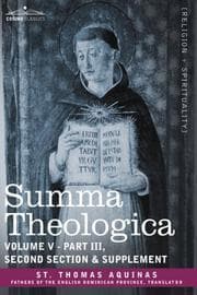 Tapa de Summa Theologica, Volume 5 (Part III, Second Section & Supplement)