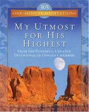 Tapa de 365 One-Minute Meditations (Utmost)
