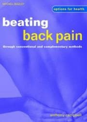 Tapa de Beating Back Pain Through Conventional and Complementary Methods (Options for Health)