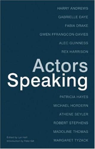 Tapa de Actors speaking