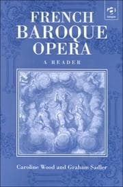 Tapa de French Baroque Opera