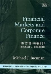 Tapa de Financial Markets and Corporate Finance