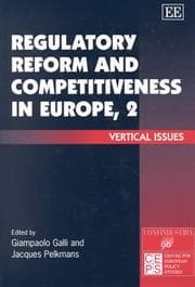 Tapa de Regulatory reform and competitiveness in Europe