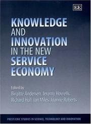 Tapa de Knowledge and innovation in the new service economy