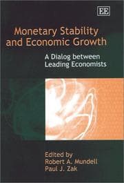 Tapa de Monetary Stability and Economic Growth
