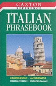 Tapa de Caxton Italian Phrasebook (Caxton Reference)