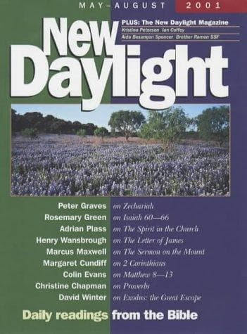 Tapa de New Daylight Large Print May - August 2001